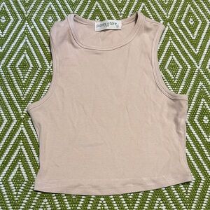 Women's tan Tank Top